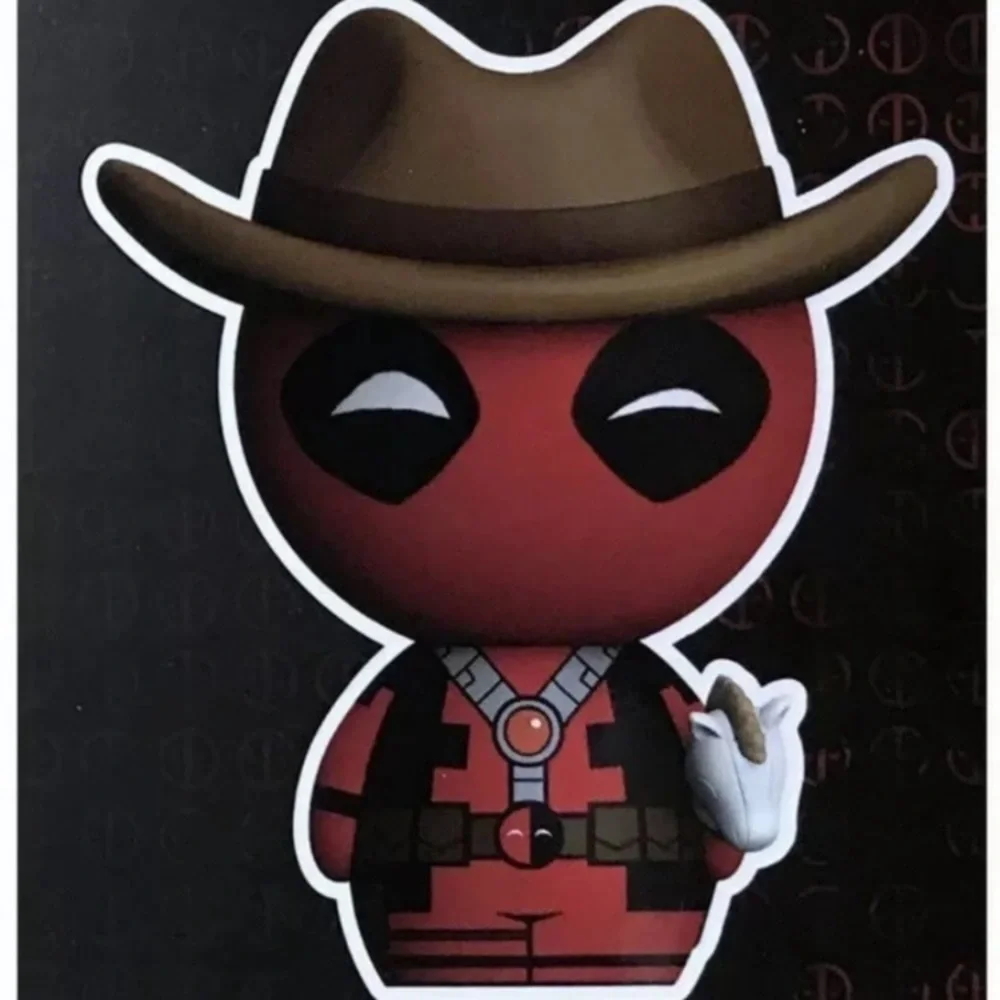 Funko Dorbz Deadpool (Cowboy) #088 - Marvel Collector Corps Exclusive Vinyl - Picture 3 of 10